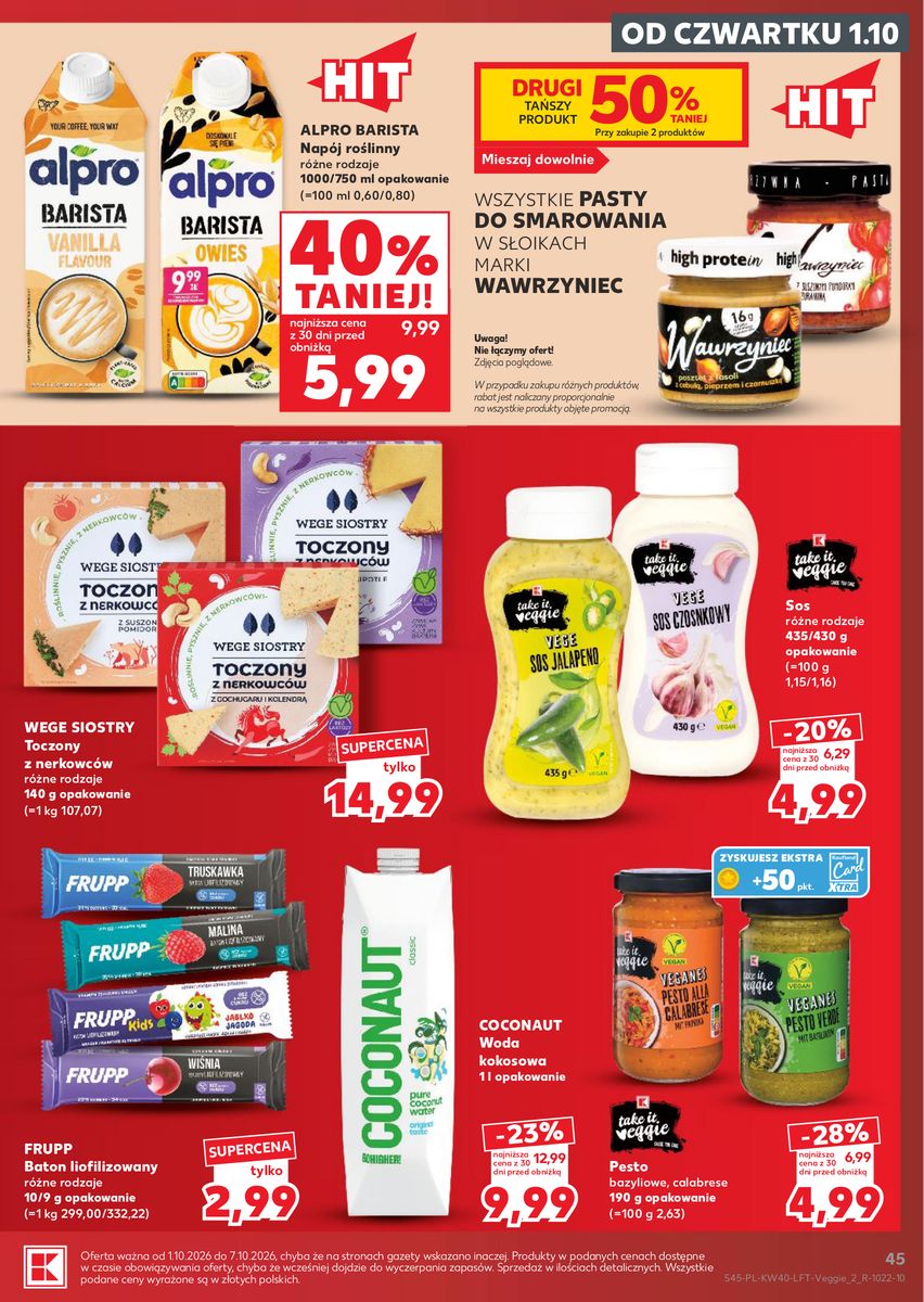 Kaufland catalog page 45 — 2026-10-01 to 2026-10-07