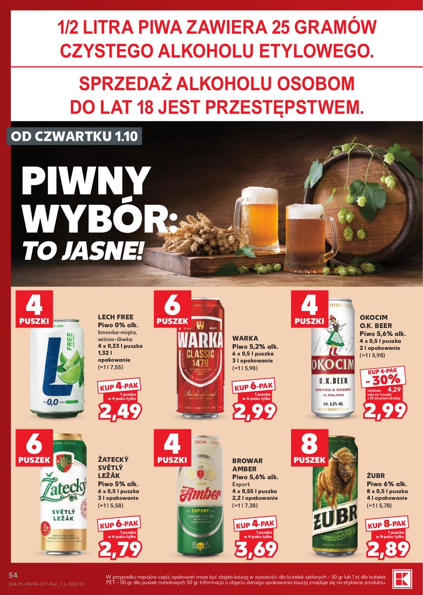 Kaufland catalog page 54 — 2026-10-01 to 2026-10-07