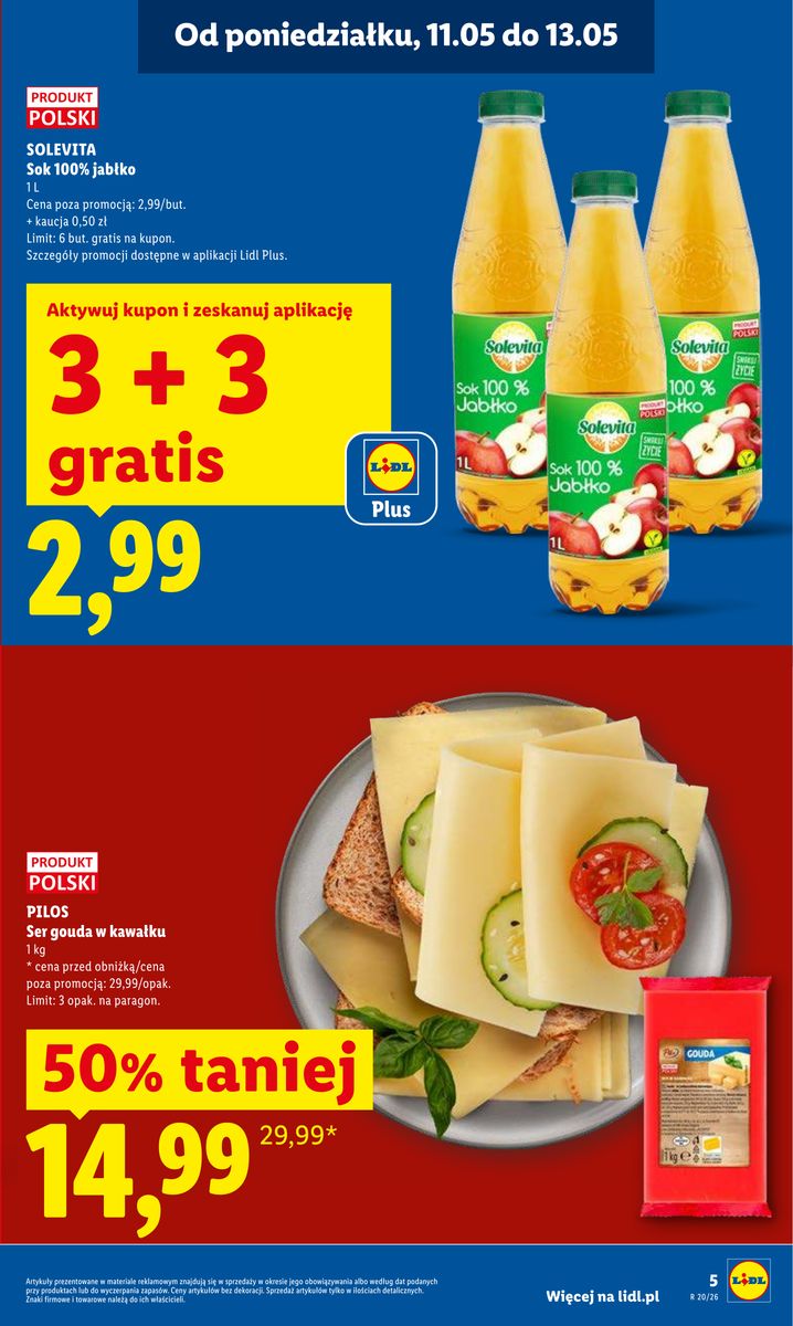 Lidl catalog page 5 — 2026-05-11 to 2026-05-13
