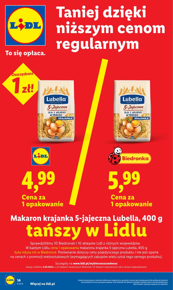 Lidl catalog page 14 — 2026-05-11 to 2026-05-13