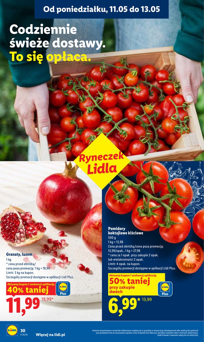Lidl catalog page 30 — 2026-05-11 to 2026-05-13