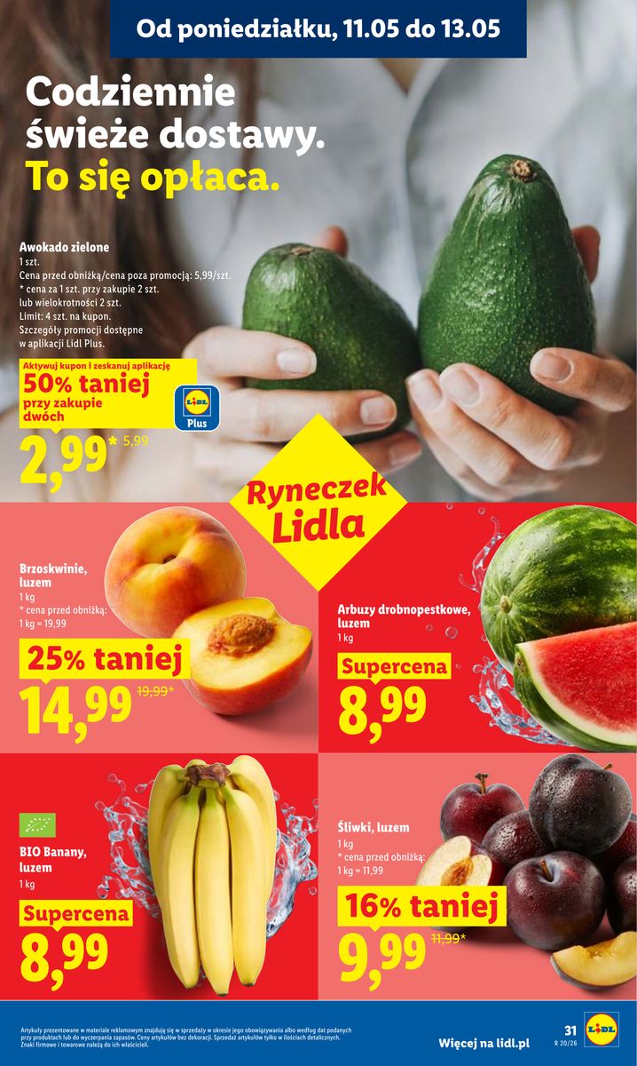 Lidl catalog page 31 — 2026-05-11 to 2026-05-13