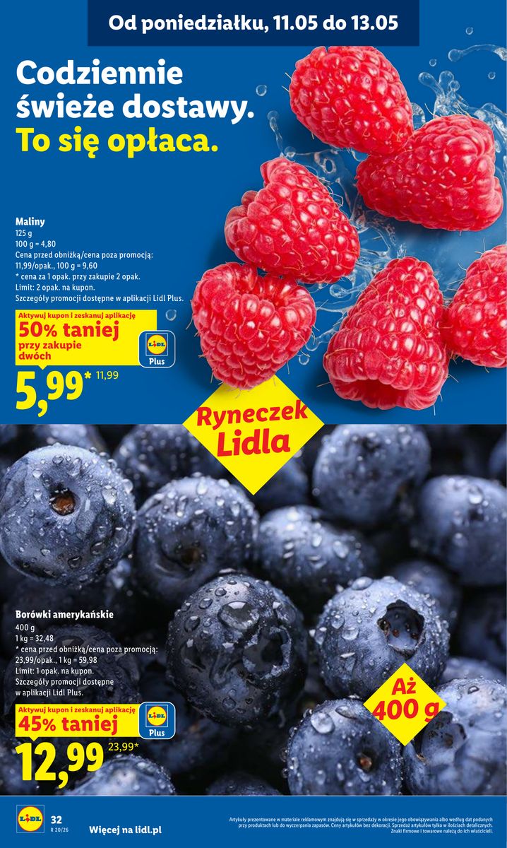 Lidl catalog page 32 — 2026-05-11 to 2026-05-13