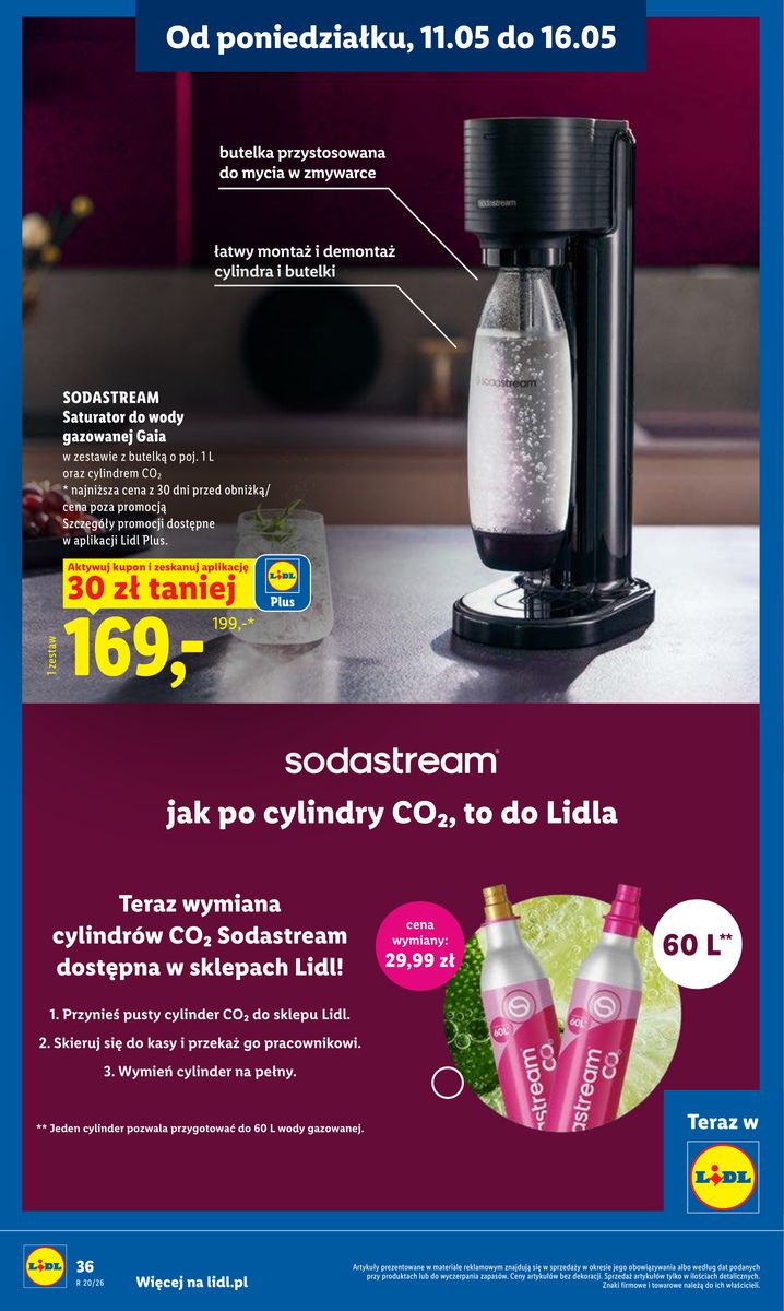 Lidl catalog page 36 — 2026-05-11 to 2026-05-13