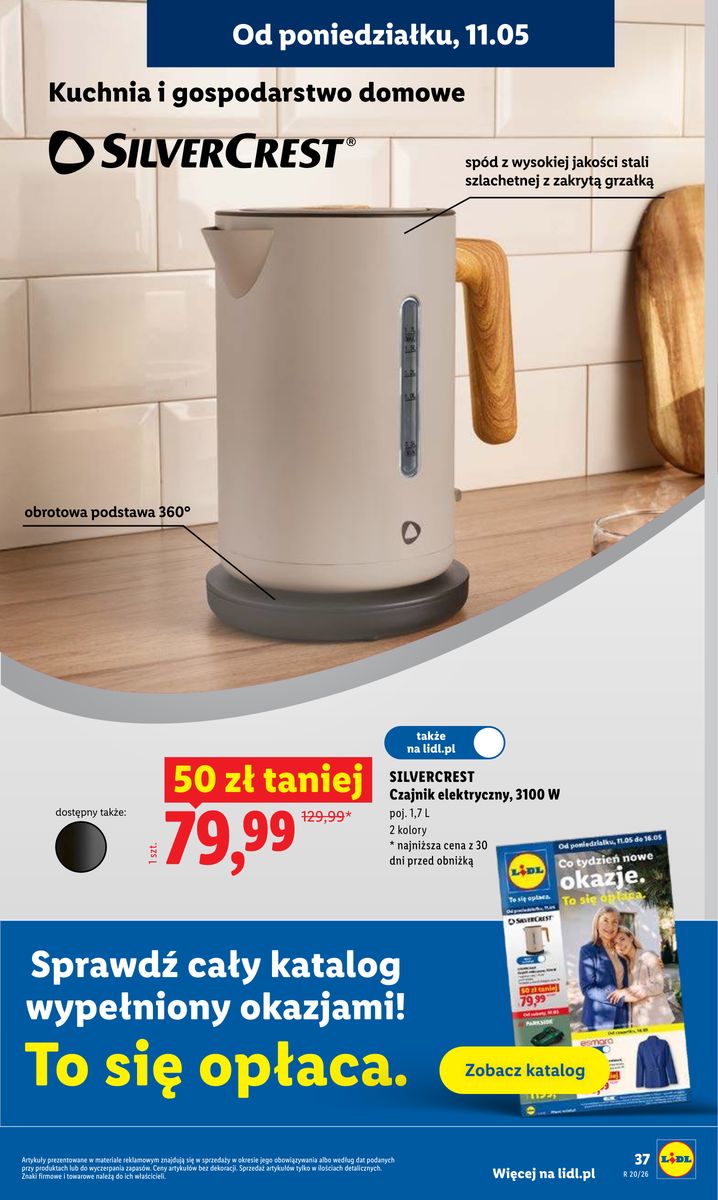 Lidl catalog page 37 — 2026-05-11 to 2026-05-13