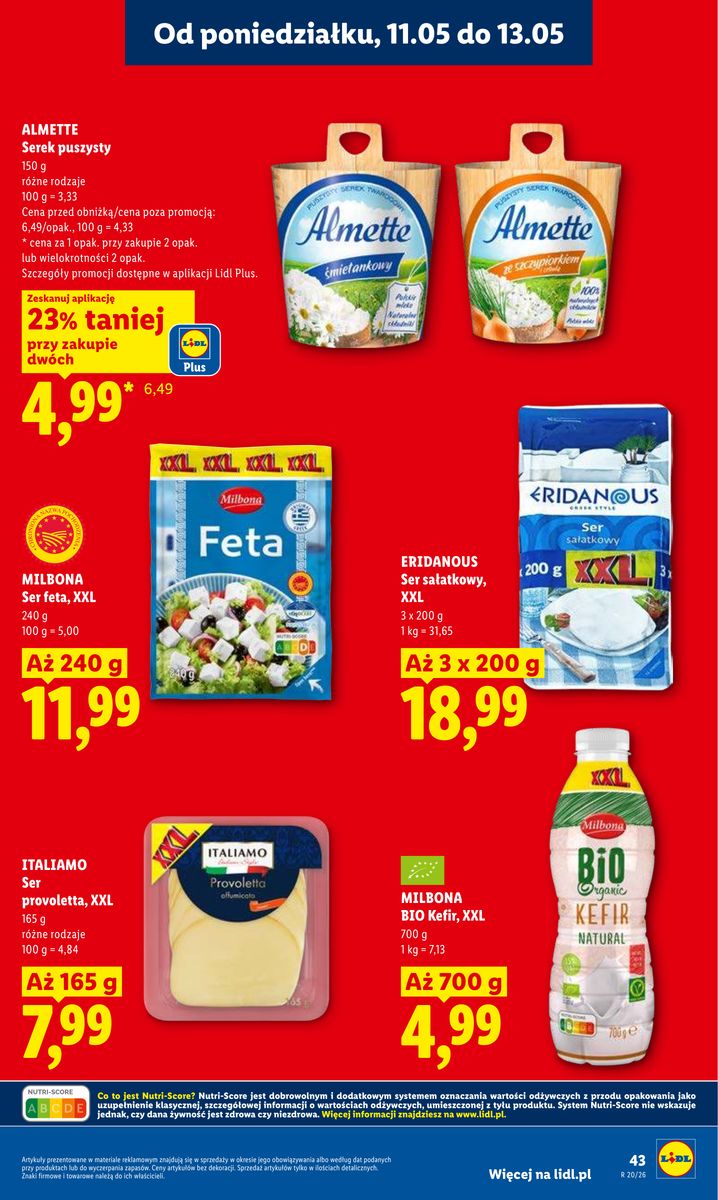 Lidl catalog page 43 — 2026-05-11 to 2026-05-13