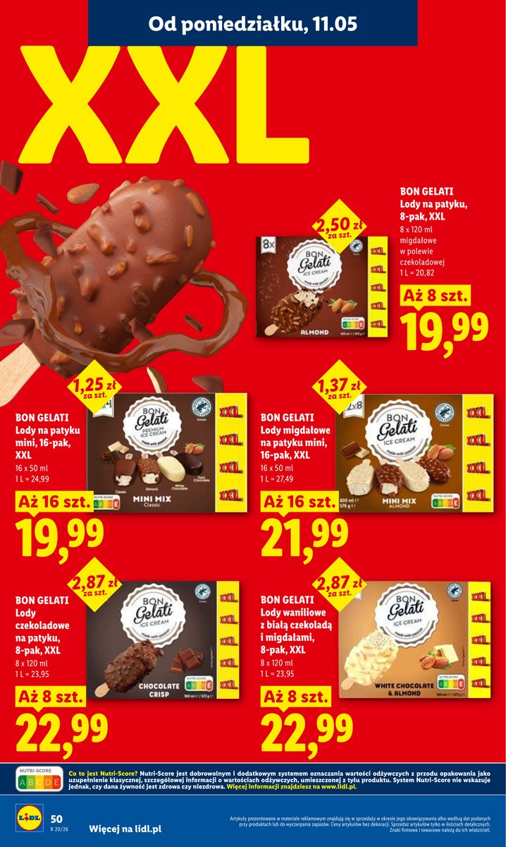 Lidl catalog page 50 — 2026-05-11 to 2026-05-13