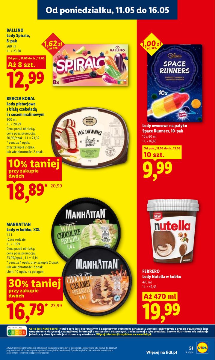Lidl catalog page 51 — 2026-05-11 to 2026-05-13