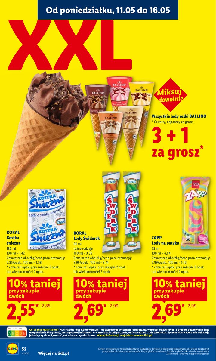 Lidl catalog page 52 — 2026-05-11 to 2026-05-13