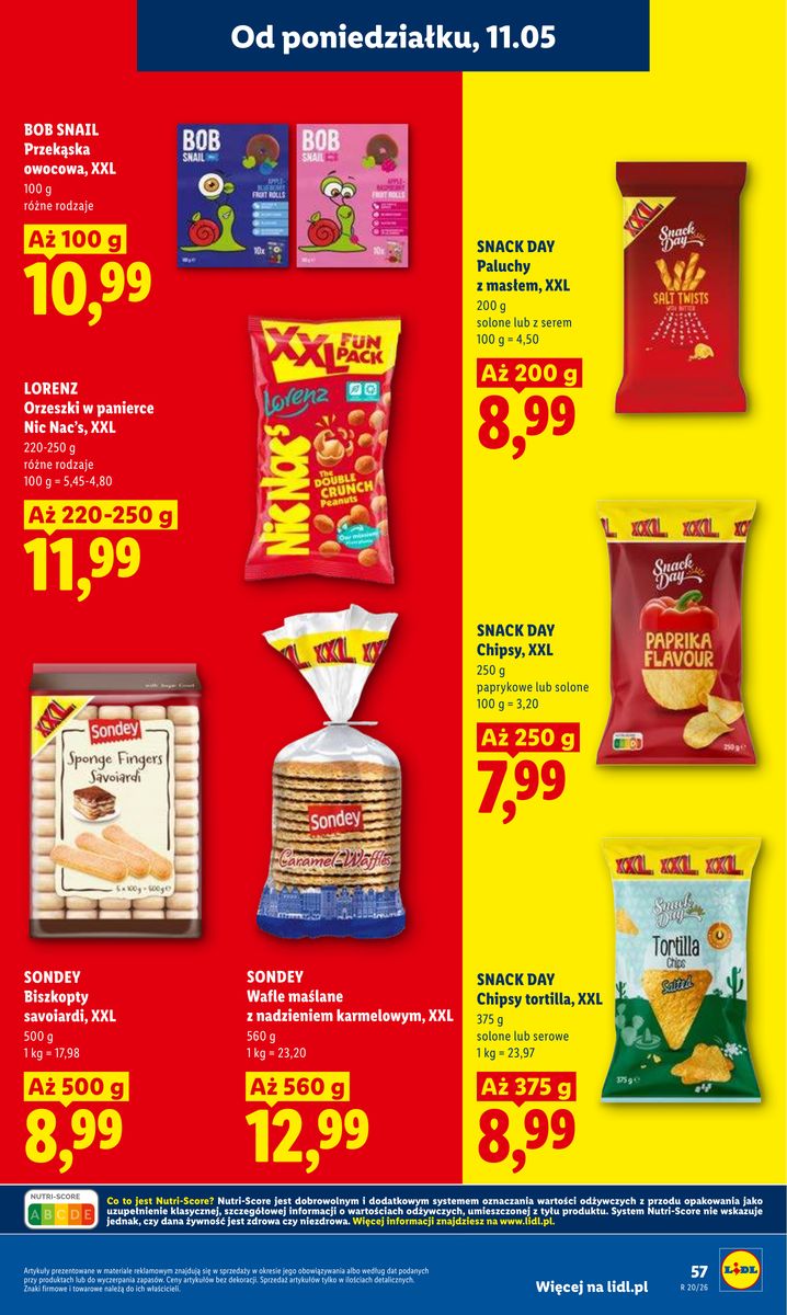 Lidl catalog page 57 — 2026-05-11 to 2026-05-13