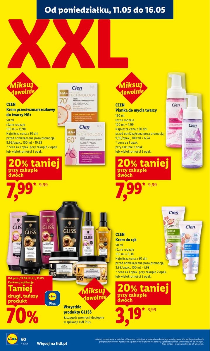 Lidl catalog page 60 — 2026-05-11 to 2026-05-13