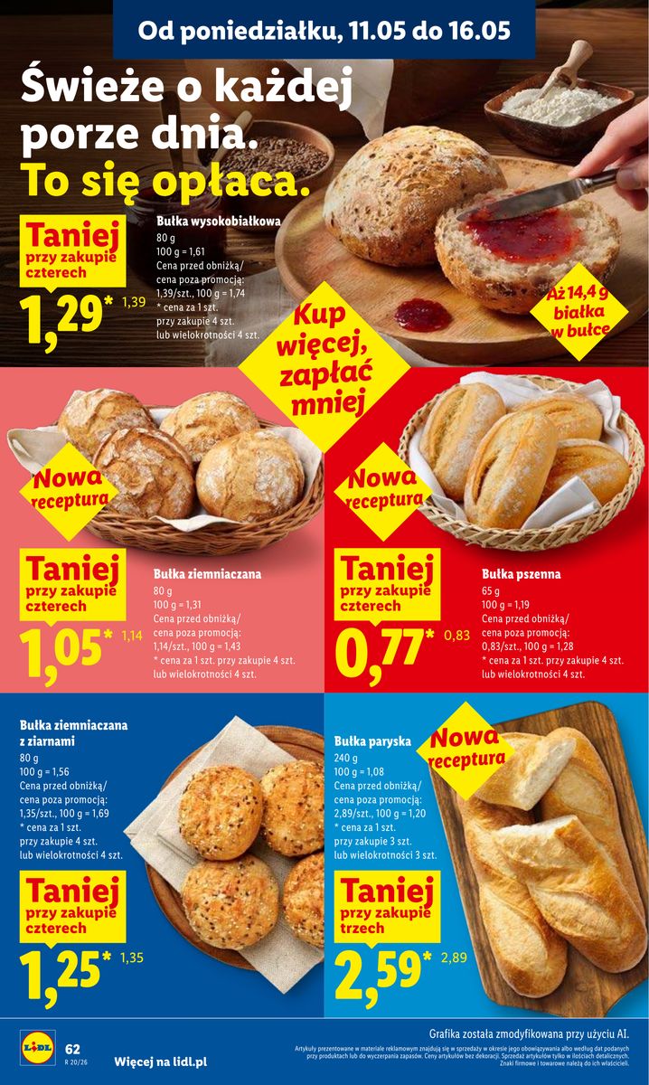 Lidl catalog page 62 — 2026-05-11 to 2026-05-13