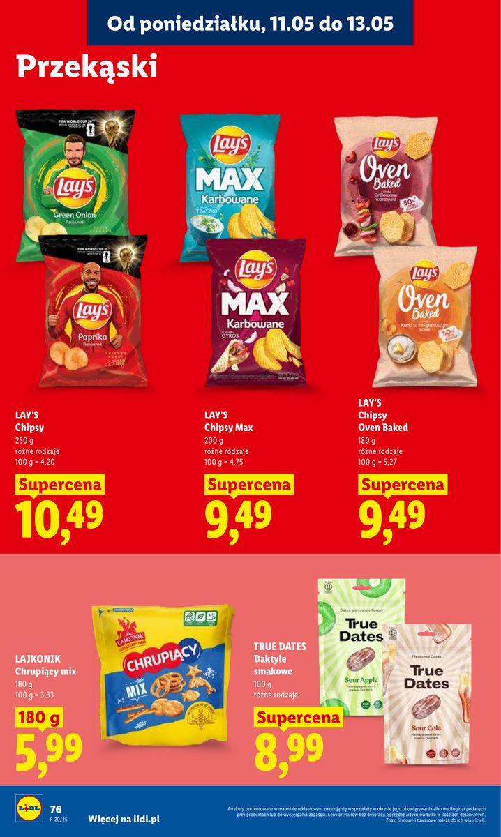 Lidl catalog page 78 — 2026-05-11 to 2026-05-13
