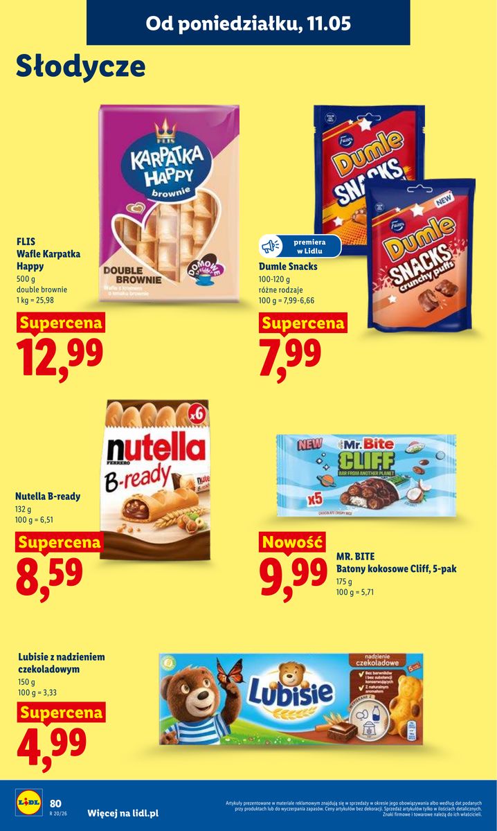 Lidl catalog page 82 — 2026-05-11 to 2026-05-13