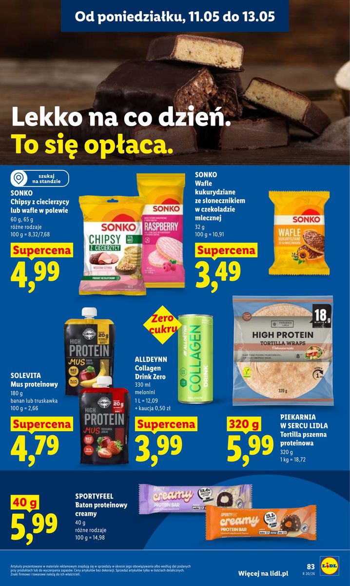 Lidl catalog page 85 — 2026-05-11 to 2026-05-13