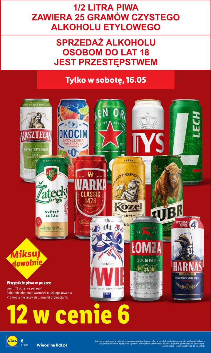 Lidl catalog page 6 — 2026-05-14 to 2026-05-16