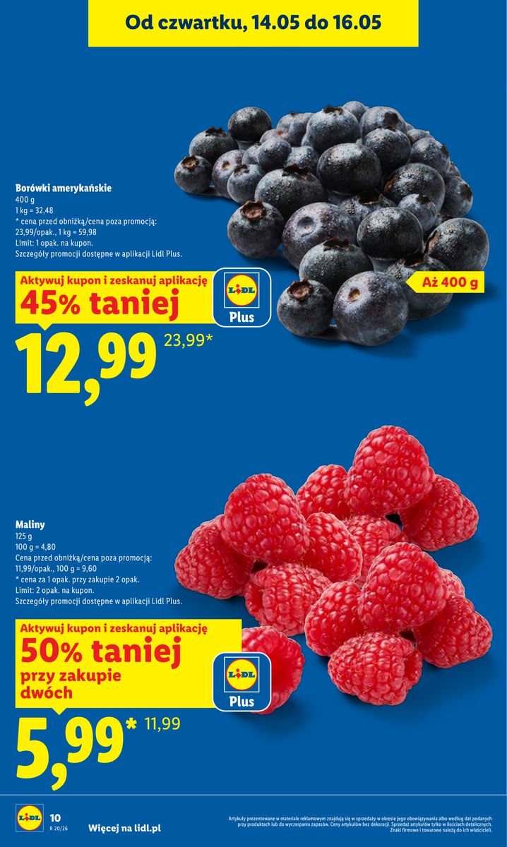 Lidl catalog page 10 — 2026-05-14 to 2026-05-16