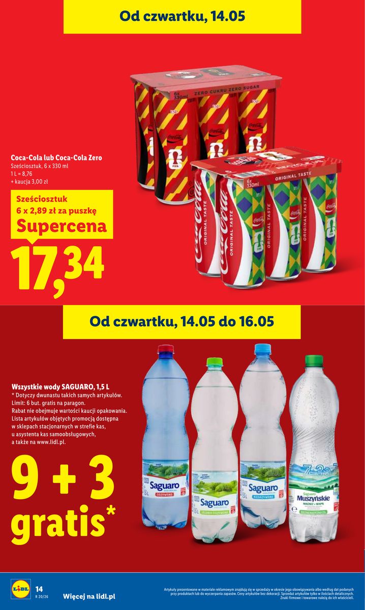 Lidl catalog page 14 — 2026-05-14 to 2026-05-16
