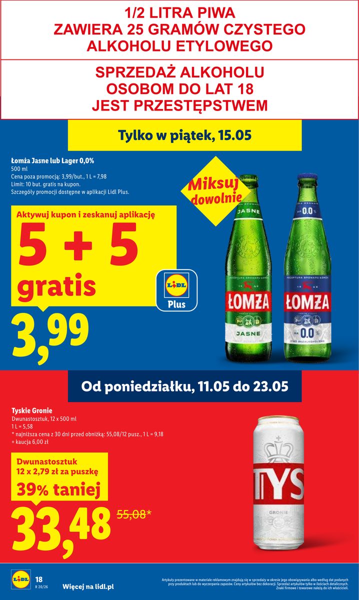 Lidl catalog page 18 — 2026-05-14 to 2026-05-16