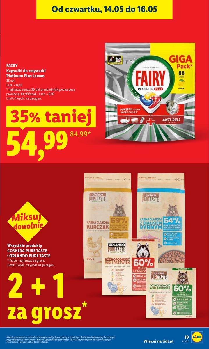 Lidl catalog page 19 — 2026-05-14 to 2026-05-16