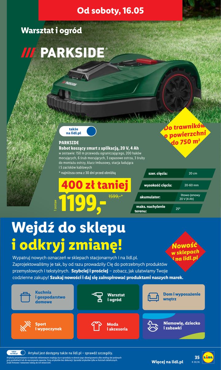 Lidl catalog page 37 — 2026-05-14 to 2026-05-16