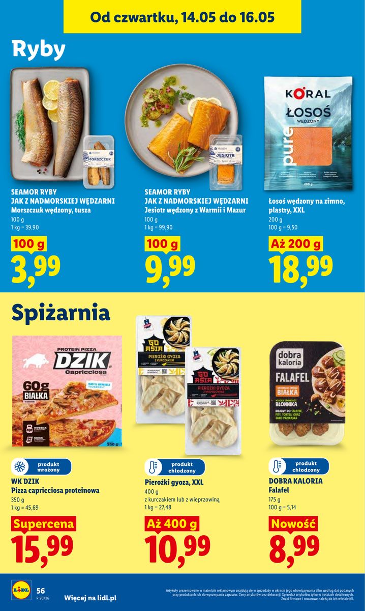 Lidl catalog page 62 — 2026-05-14 to 2026-05-16