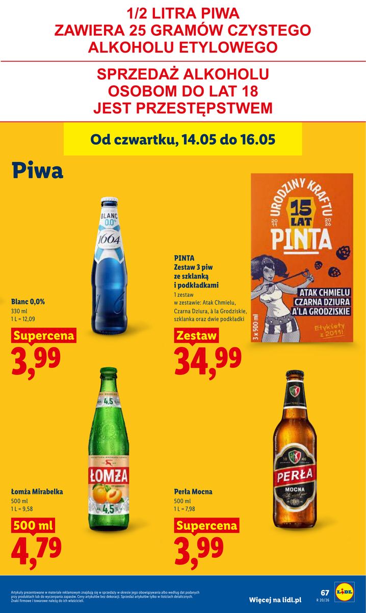 Lidl catalog page 75 — 2026-05-14 to 2026-05-16