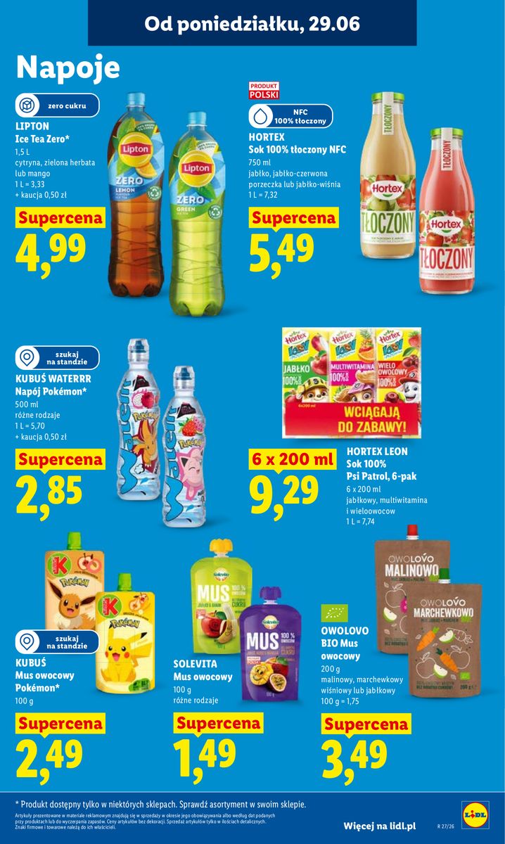 Lidl catalog page 65 — 2026-06-29 to 2026-07-01