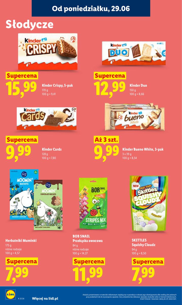 Lidl catalog page 72 — 2026-06-29 to 2026-07-01