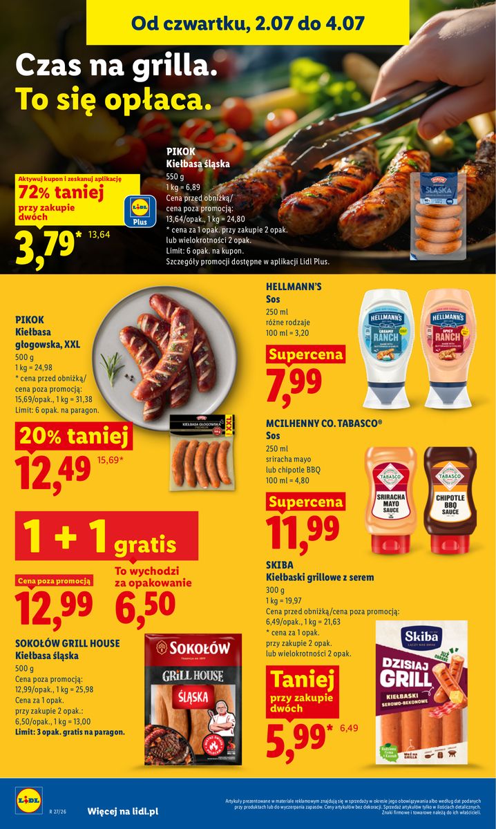 Lidl catalog page 50 — 2026-07-02 to 2026-07-04