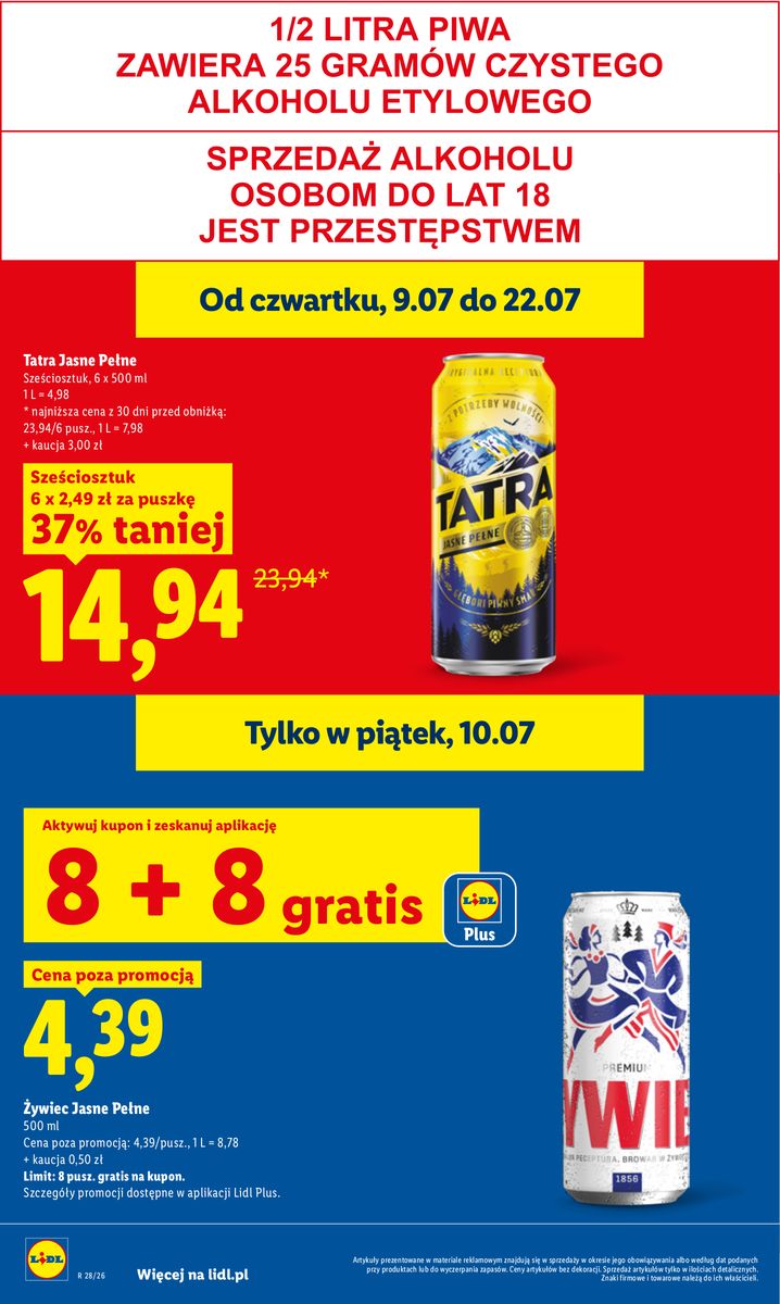 Lidl catalog page 22 — 2026-07-09 to 2026-07-11