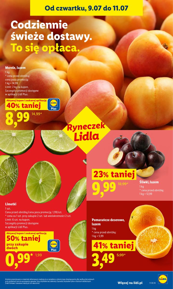 Lidl catalog page 45 — 2026-07-09 to 2026-07-11