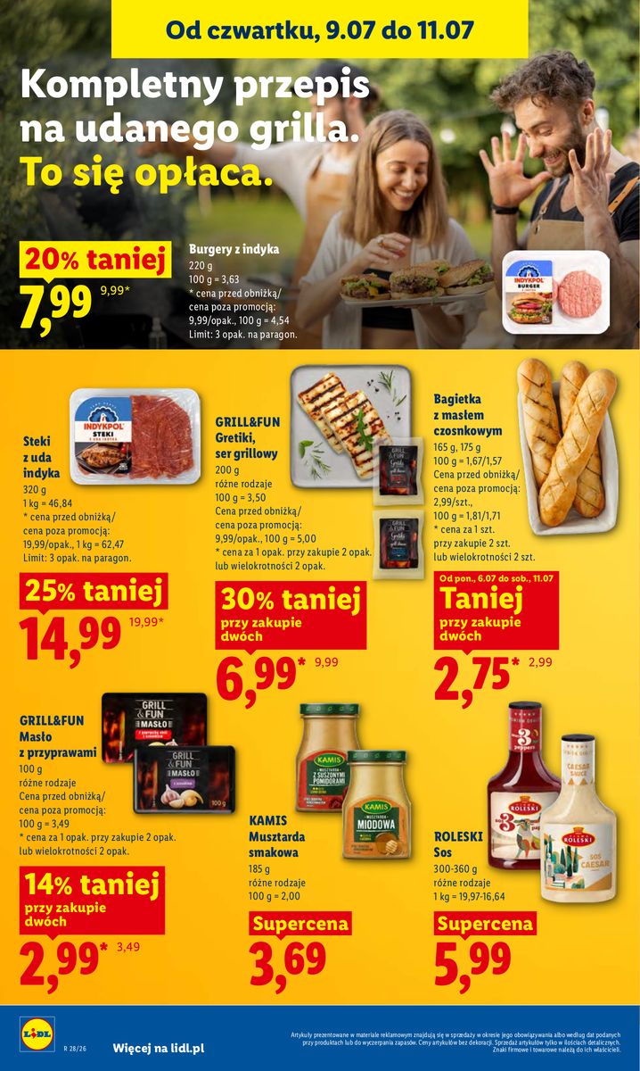 Lidl catalog page 52 — 2026-07-09 to 2026-07-11