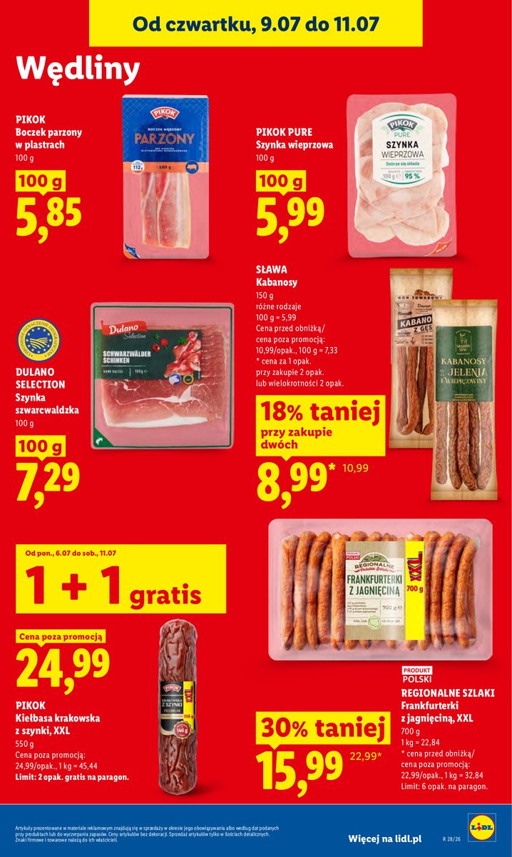 Lidl catalog page 61 — 2026-07-09 to 2026-07-11