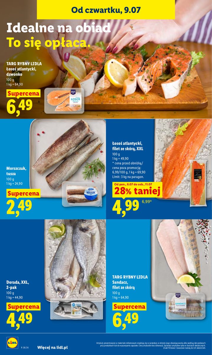 Lidl catalog page 62 — 2026-07-09 to 2026-07-11