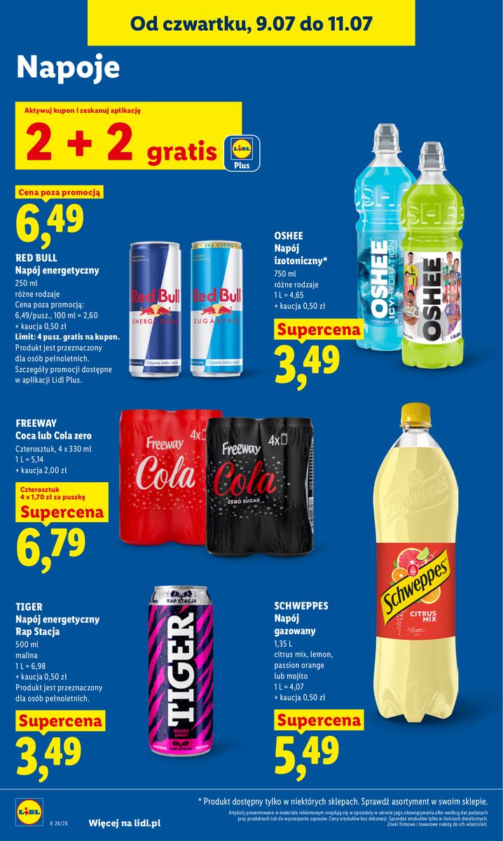 Lidl catalog page 68 — 2026-07-09 to 2026-07-11