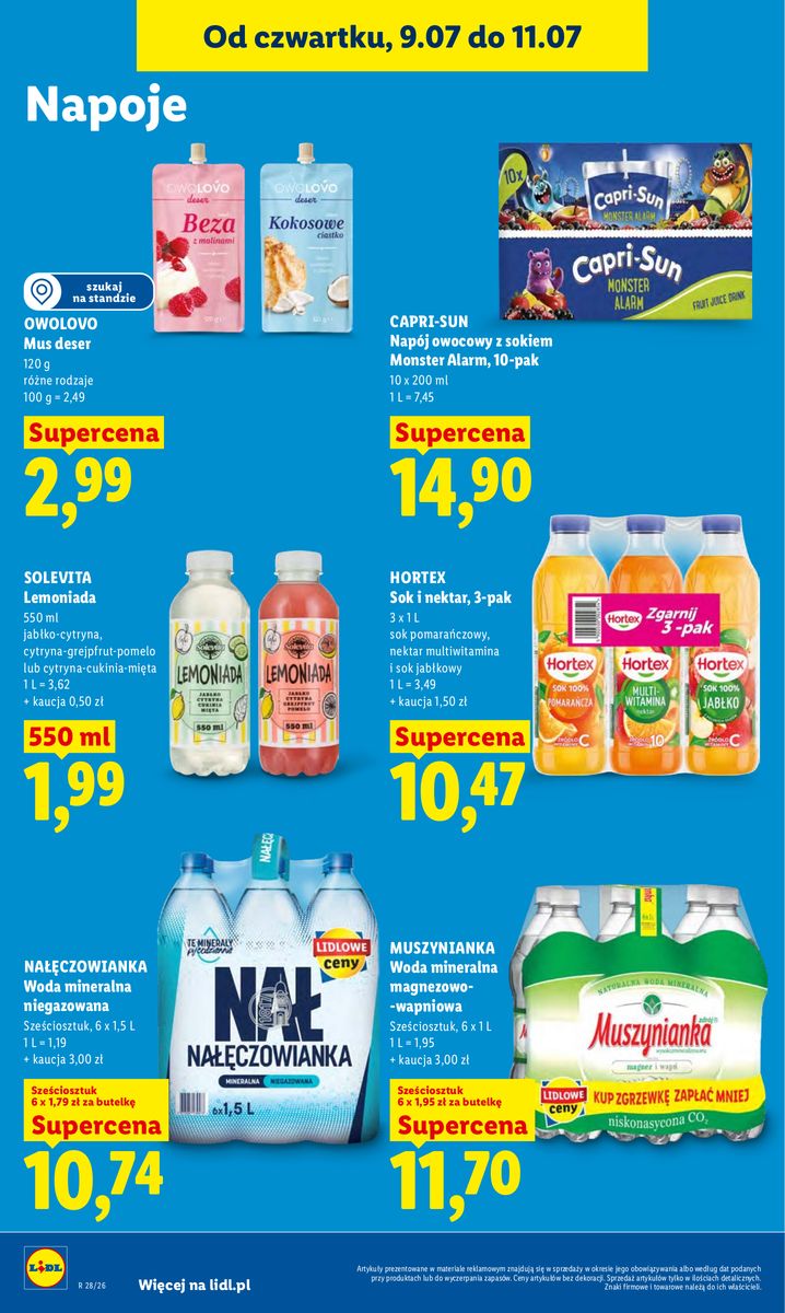 Lidl catalog page 70 — 2026-07-09 to 2026-07-11
