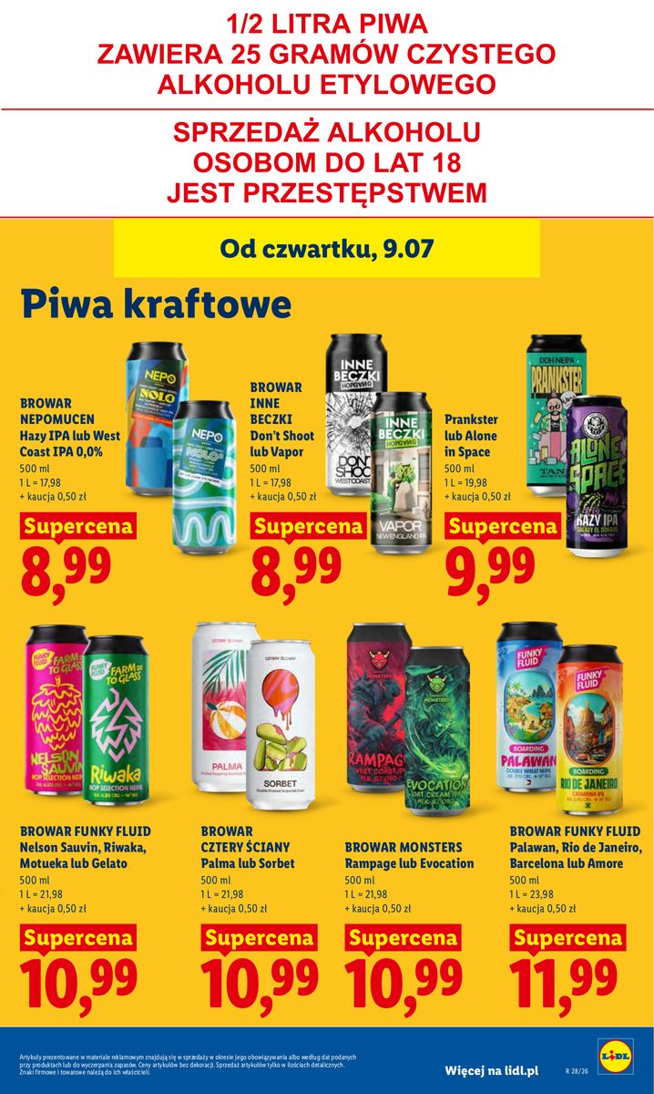 Lidl catalog page 73 — 2026-07-09 to 2026-07-11