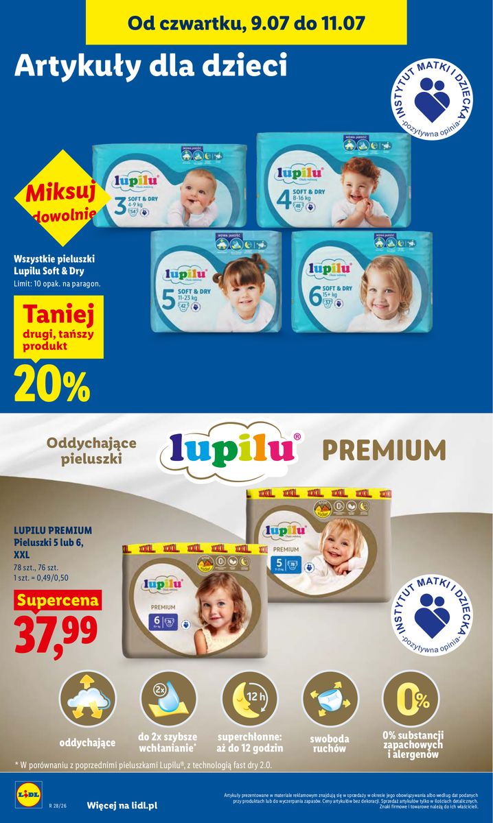 Lidl catalog page 86 — 2026-07-09 to 2026-07-11