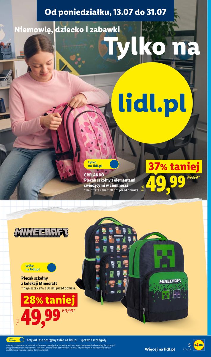 Lidl catalog page 5 — 2026-07-13 to 2026-07-13