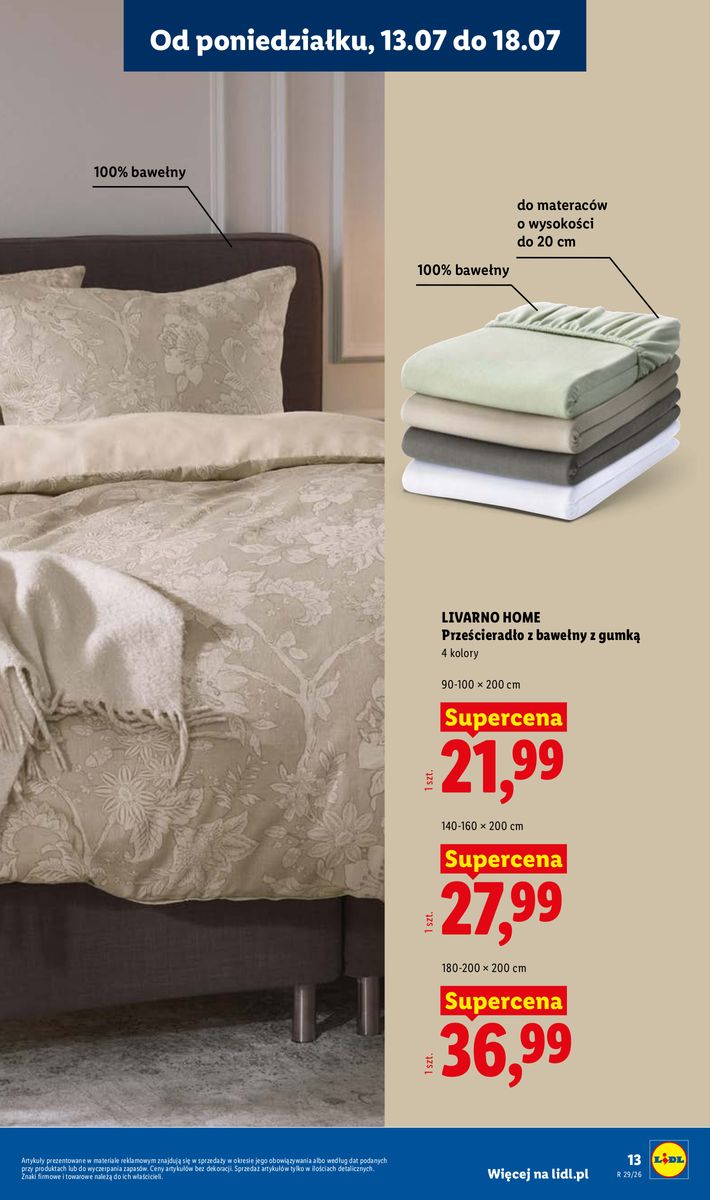 Lidl catalog page 13 — 2026-07-13 to 2026-07-13