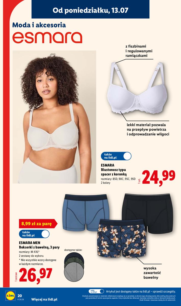 Lidl catalog page 20 — 2026-07-13 to 2026-07-13