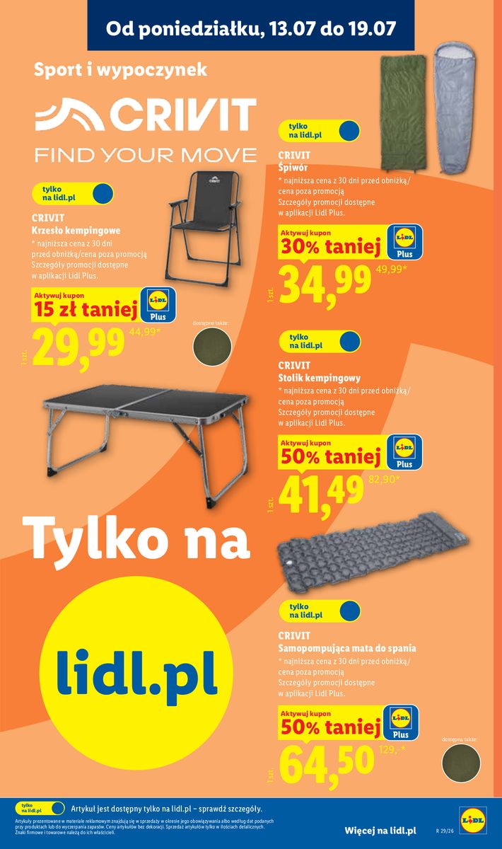 Lidl catalog page 31 — 2026-07-13 to 2026-07-13