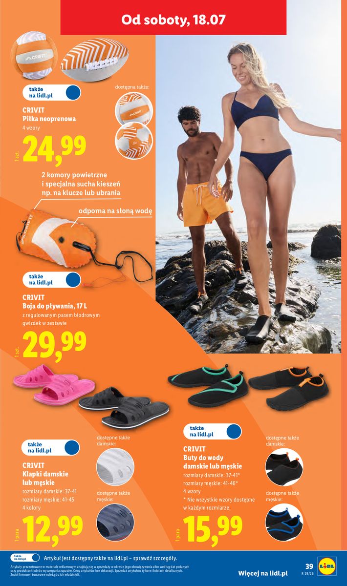 Lidl catalog page 45 — 2026-07-13 to 2026-07-13