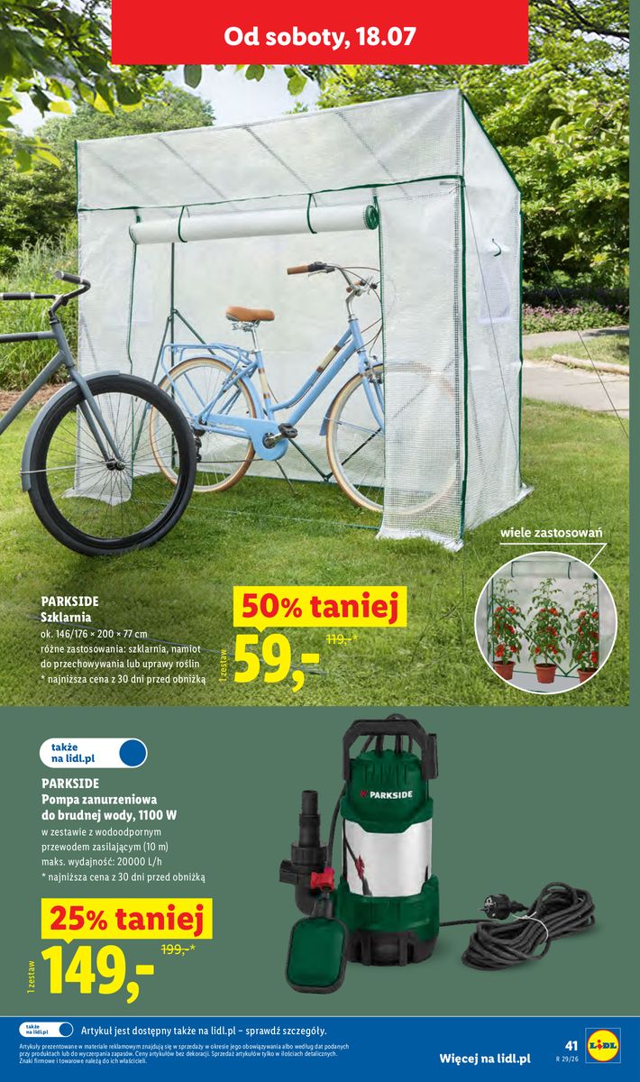 Lidl catalog page 47 — 2026-07-13 to 2026-07-13