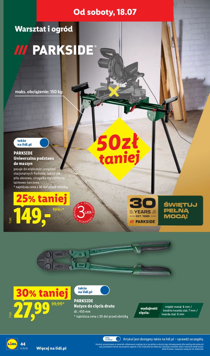 Lidl catalog page 50 — 2026-07-13 to 2026-07-13