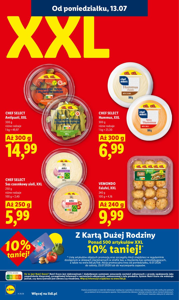 Lidl catalog page 52 — 2026-07-13 to 2026-07-15