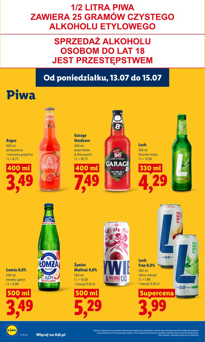 Lidl catalog page 82 — 2026-07-13 to 2026-07-15
