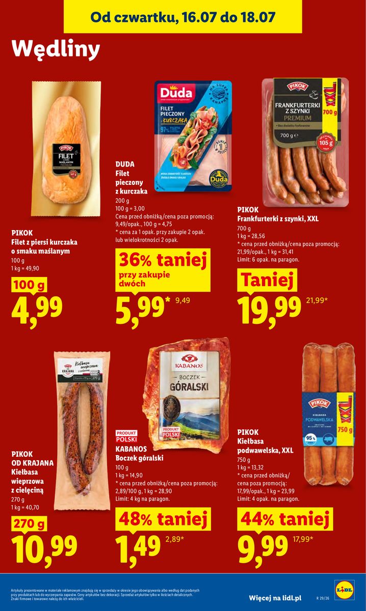 Lidl catalog page 63 — 2026-07-16 to 2026-07-18