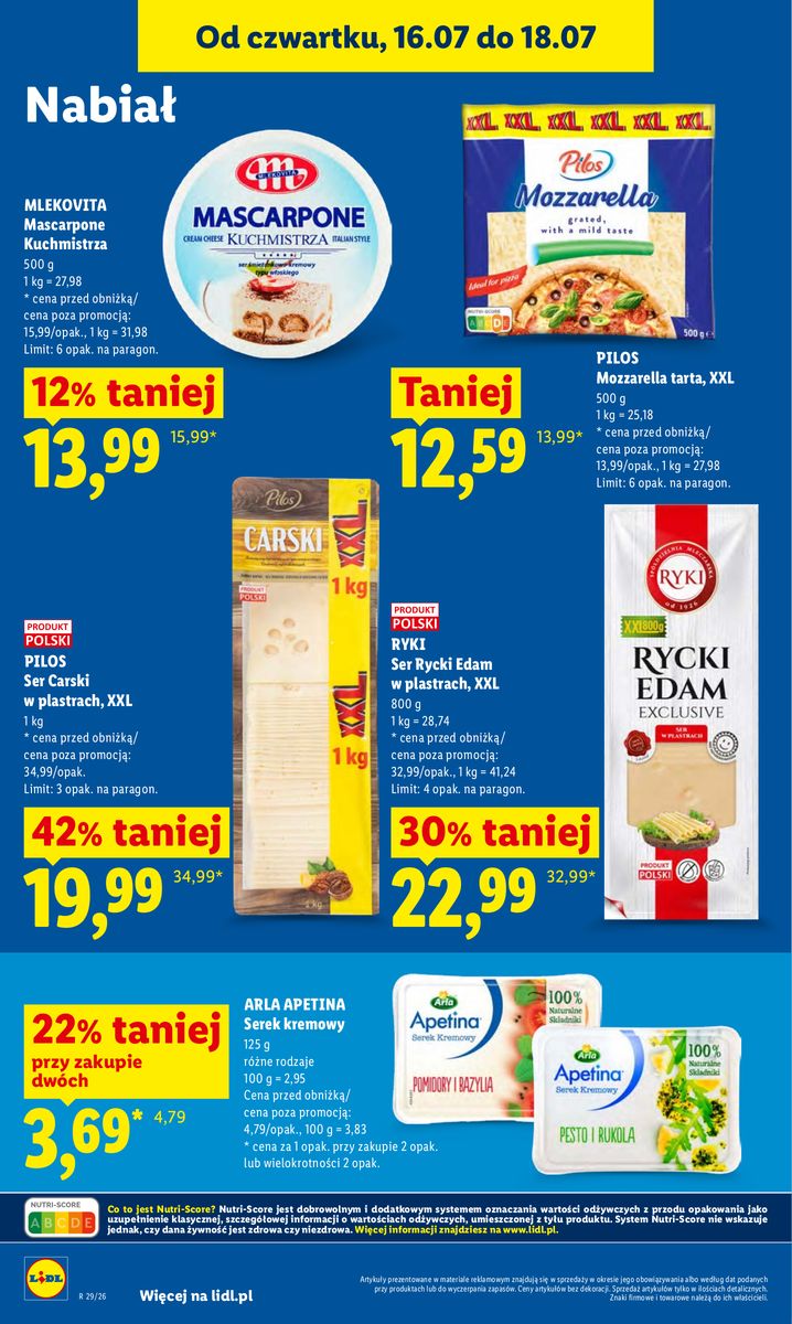 Lidl catalog page 66 — 2026-07-16 to 2026-07-18